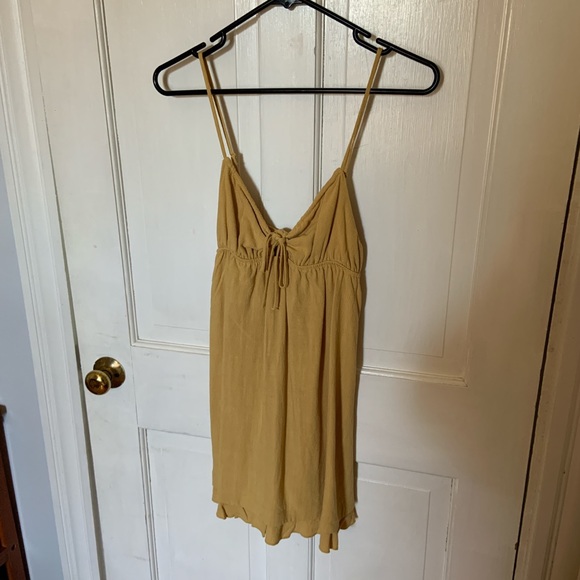 PacSun Dresses & Skirts - Yellow pacsun linen dress